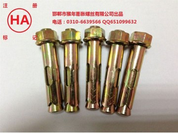 Flange nut anchor